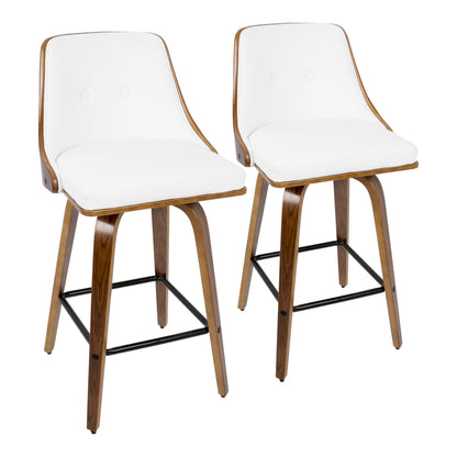 Gianna - Mid Century Modern Counter Stool (Set of 2)