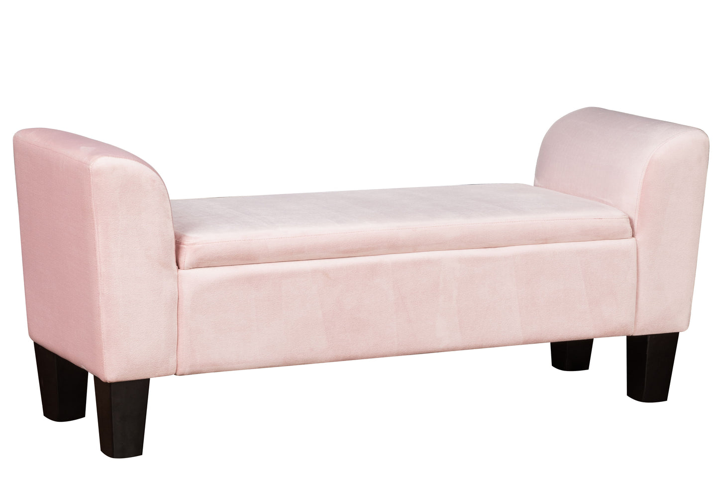 Mila - Velvet Ottoman Bench With Storage