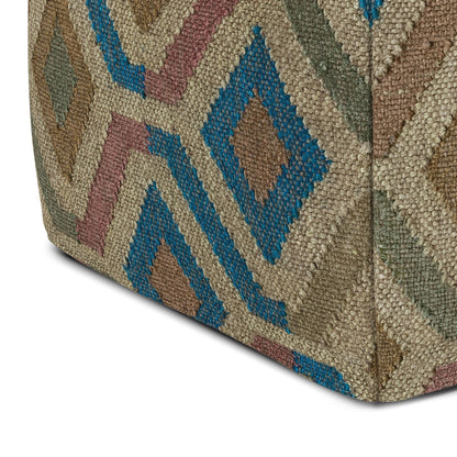 Johanna - Handcrafted Square Pouf