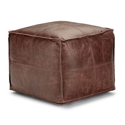 Sheffield - Handcrafted Square Pouf