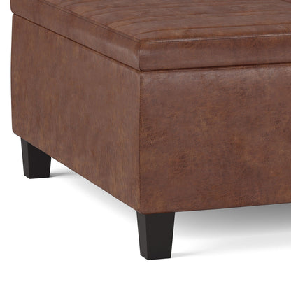 Ellis - Coffee Table Storage Ottoman Contemporary Design