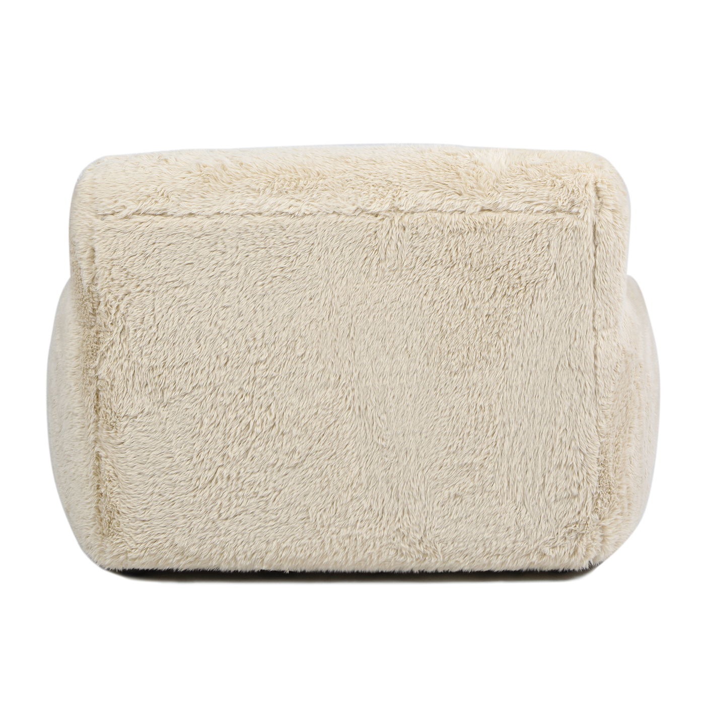 Summit - Faux Sheepskin Overstuffed Arm Chair - Cream Beige