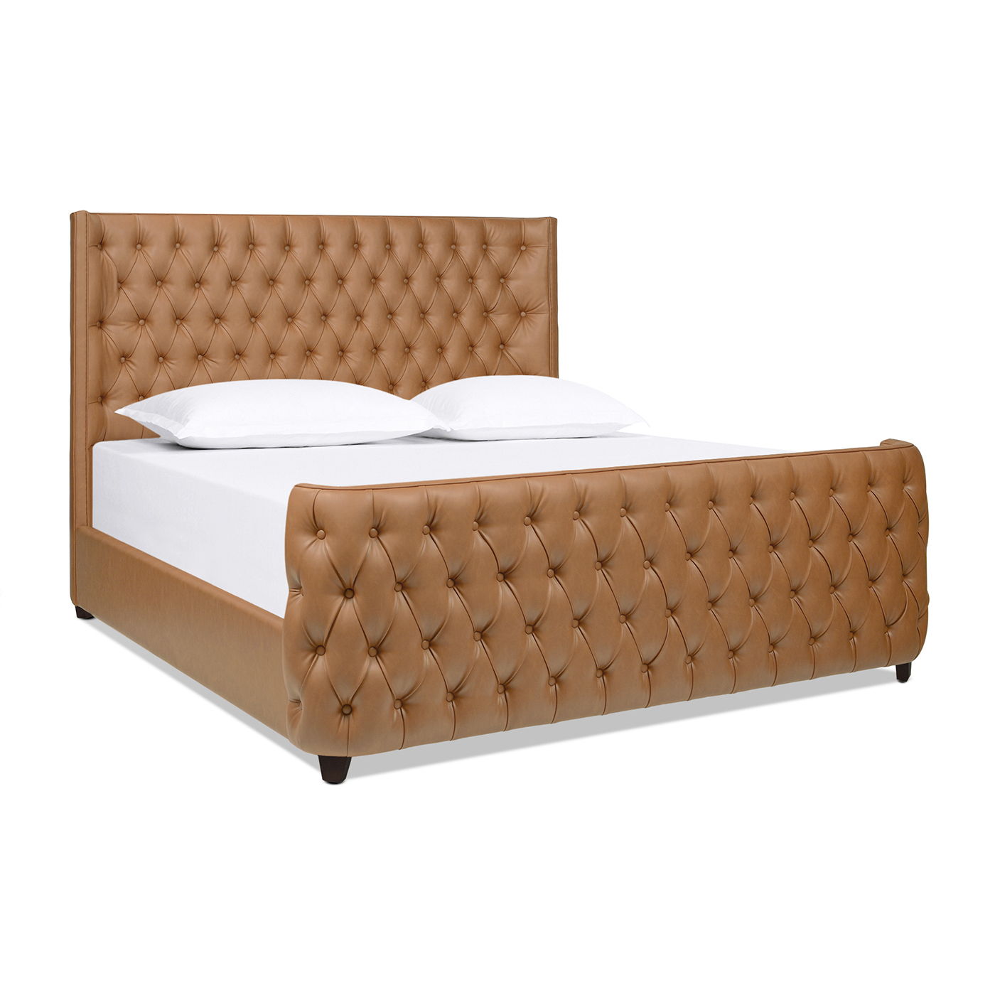 Brooklyn - Tufted Panel Bed Headboard And Footboard Set