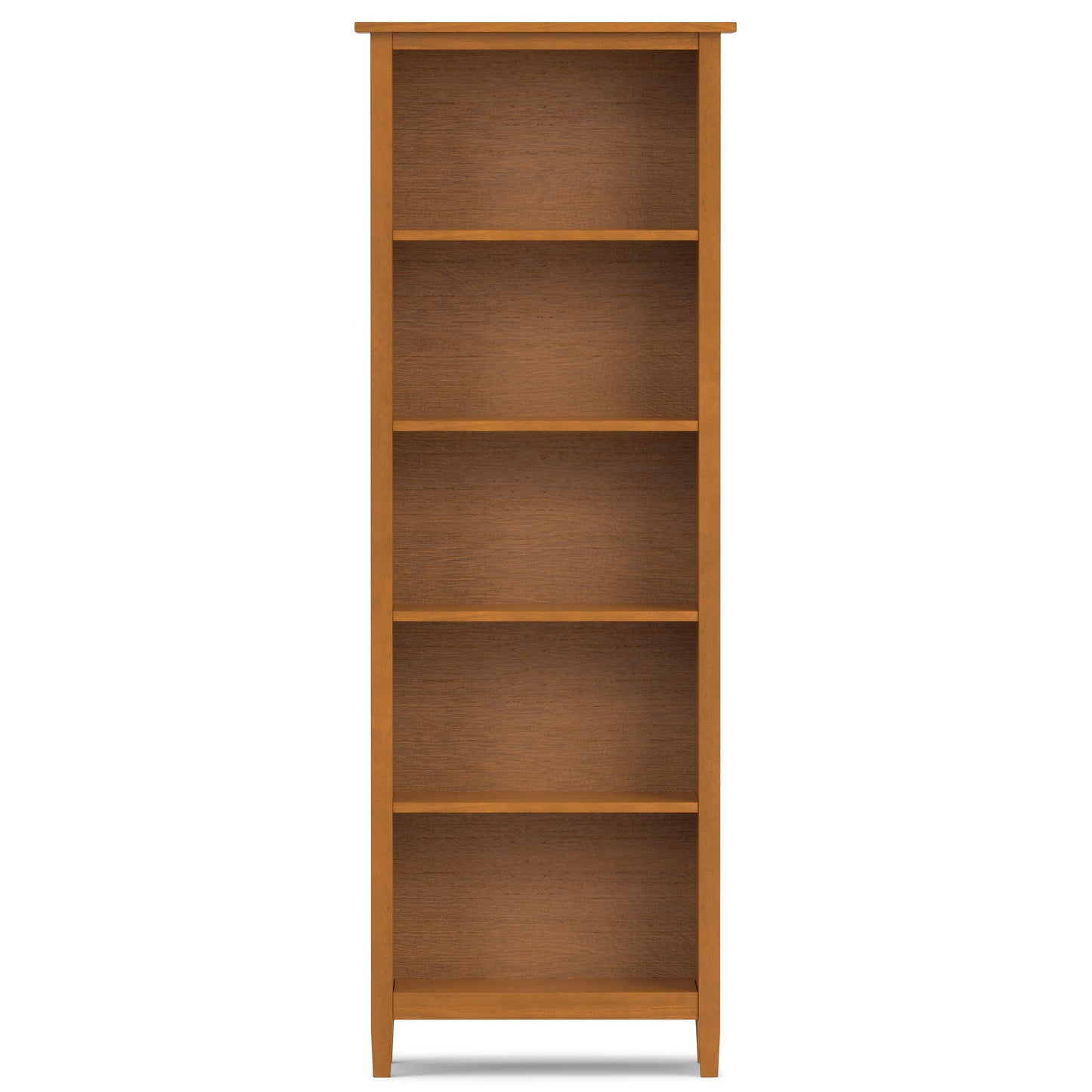 Warm Shaker - 5 Shelf Bookcase