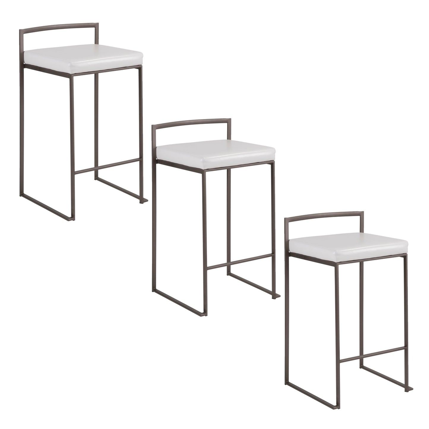 Fuji - Industrial Stackable Counter Stool Elegant Design