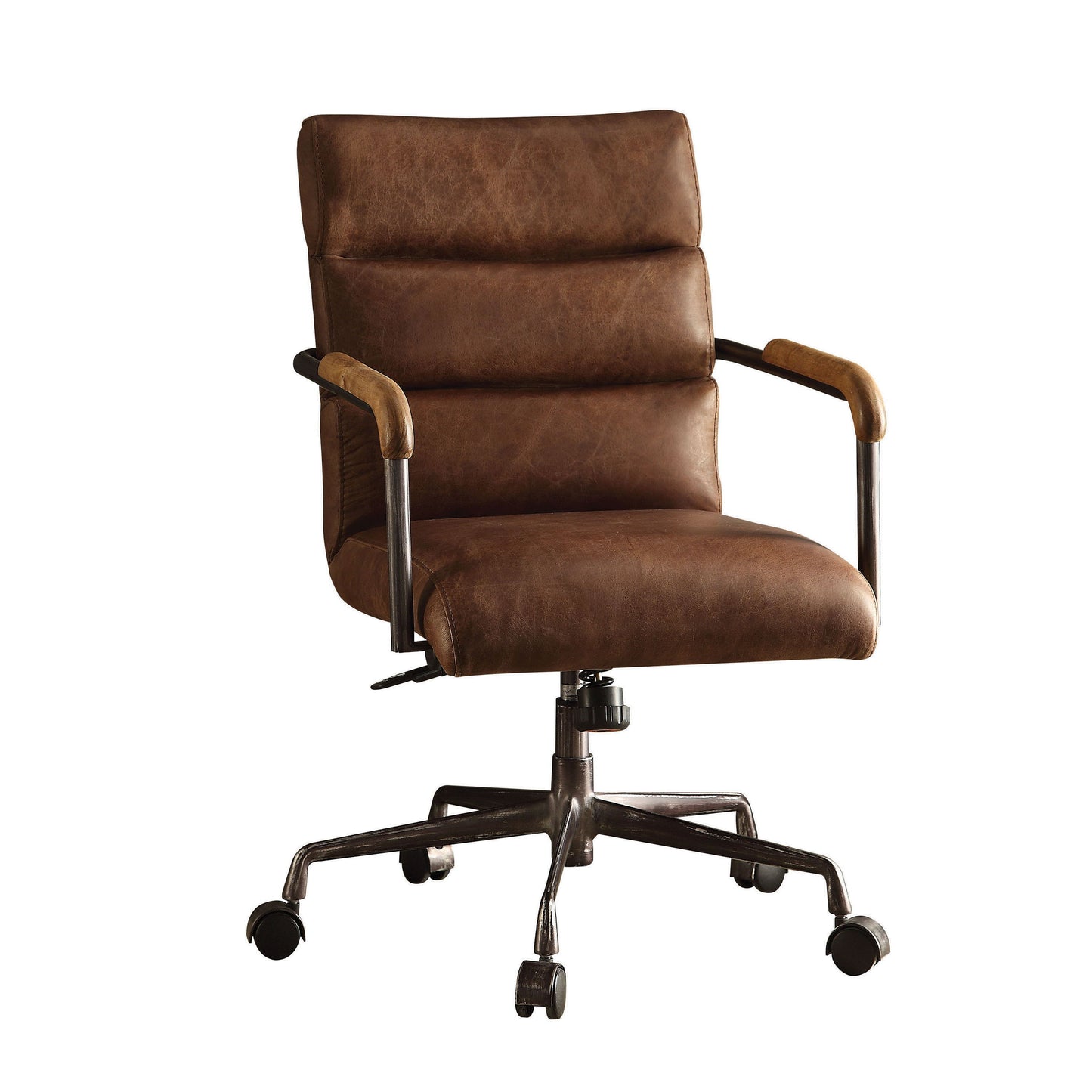 Harith - Retro Top Grain Leather Office Chair