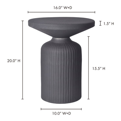 Yoli - Side Table - Black