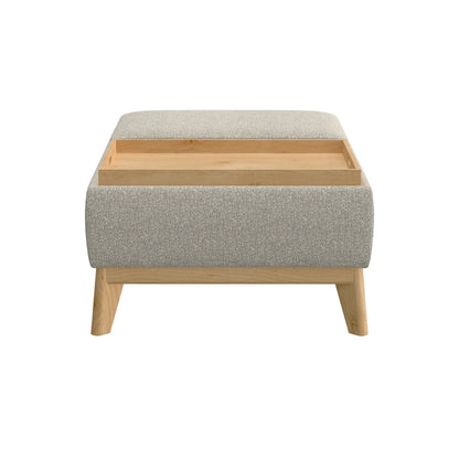 Revel - Reversible Tray Ottoman - Tan