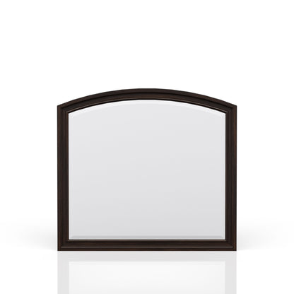 Elegant Design Mirror - Dark Cherry