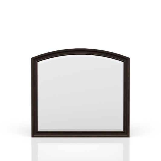 Elegant Design Mirror - Dark Cherry