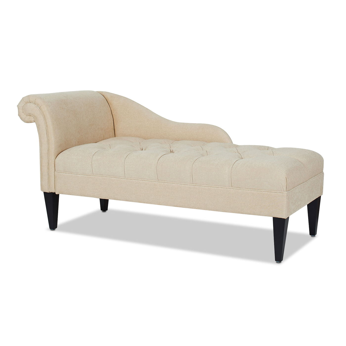 Harrison - Tufted Roll Arm Chaise Lounge