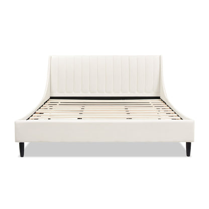 Aspen - Vertical Tufted Modern Headboard Platform Bed Set