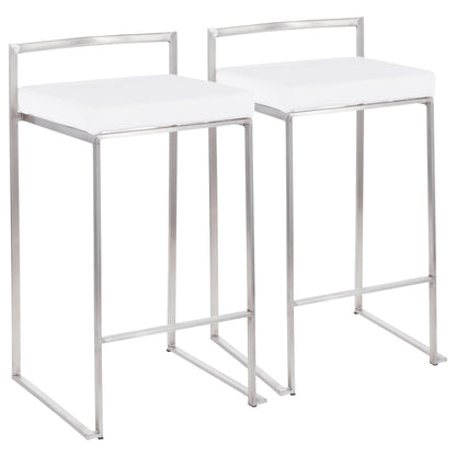 Fuji - Contemporary Elegant Stackable Counter Stool Set