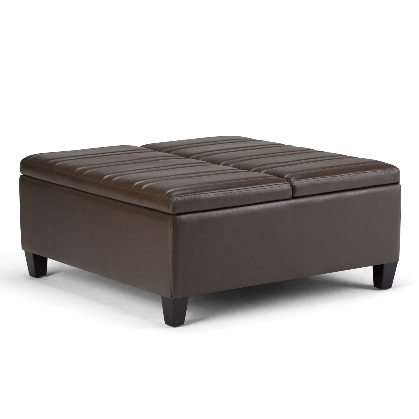 Ellis - Coffee Table Storage Ottoman Contemporary Design