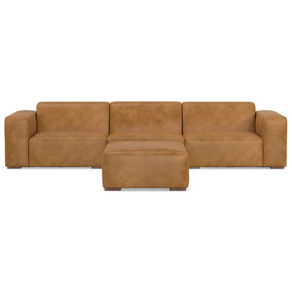 Rex - Handcrafted Sectional Sofa And Ottoman