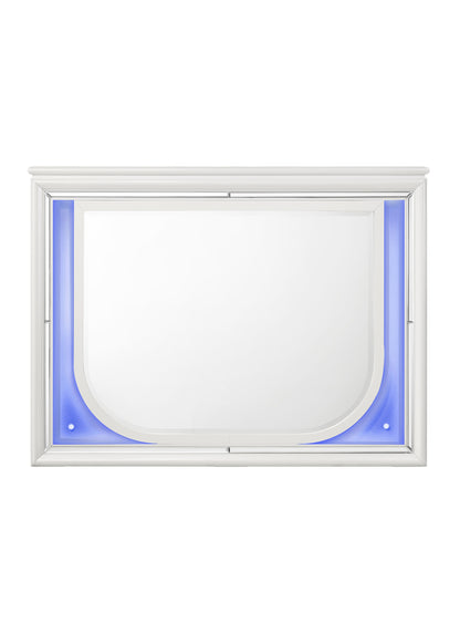 Tarian - Mirror With LED - White