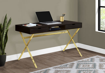 Computer Desk For Home Office, Laptop, Storage Drawers, Contemporary & Modern - Espresso