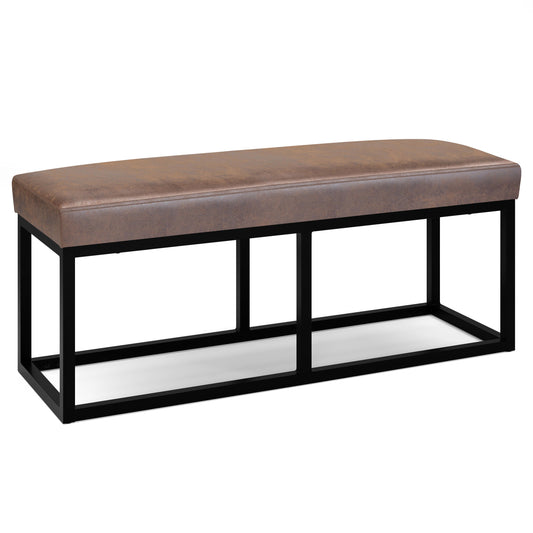 Reynolds - Bench - Distressed Chestnut Brown