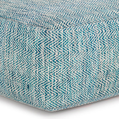 Nate - Handcrafted Square Pouf