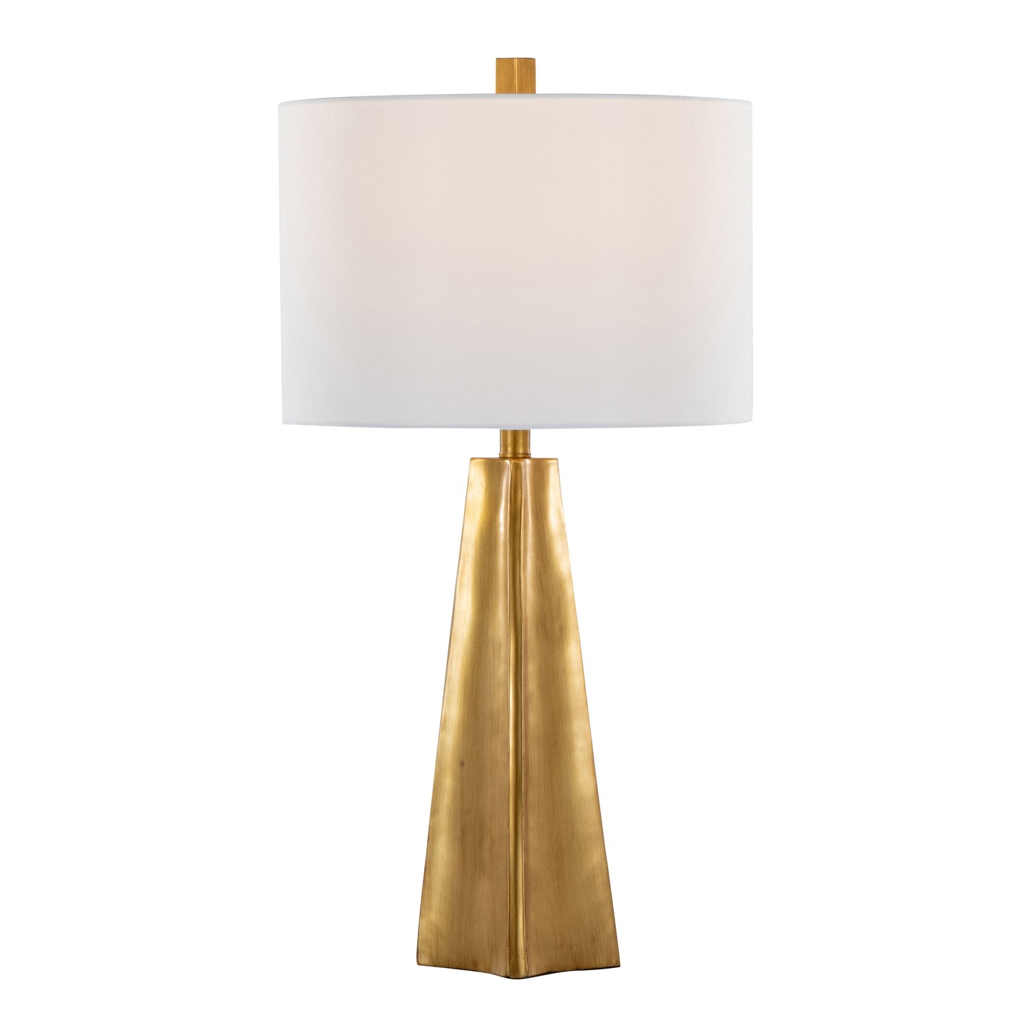 Pompeii - Contemporary Table Lamp - Gold / White