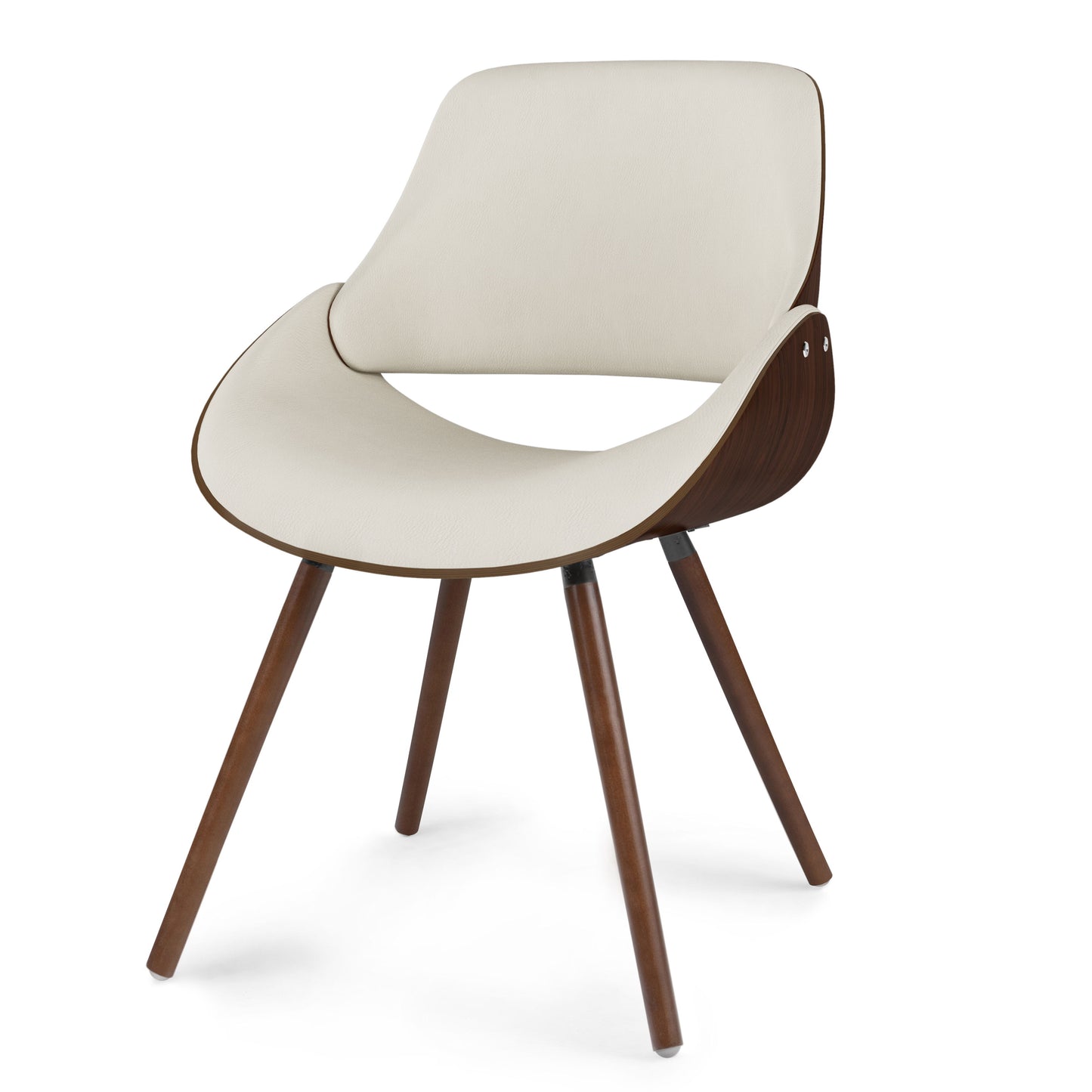 Malden - Bentwood Upholstered Dining Chair With Wood Back