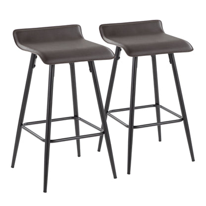 Ale - Contemporary Fixed Height Counter Stool (Set of 2)