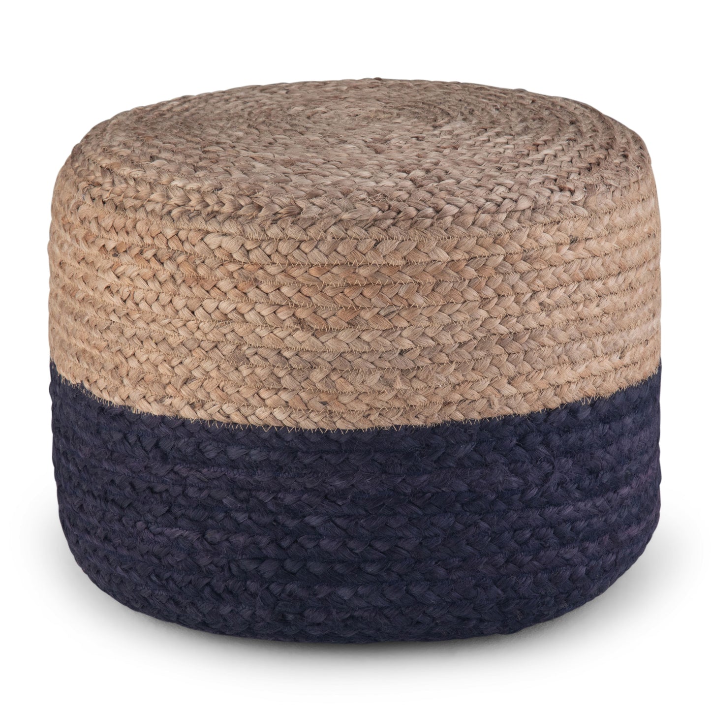 Lydia - Handcrafted Round Pouf