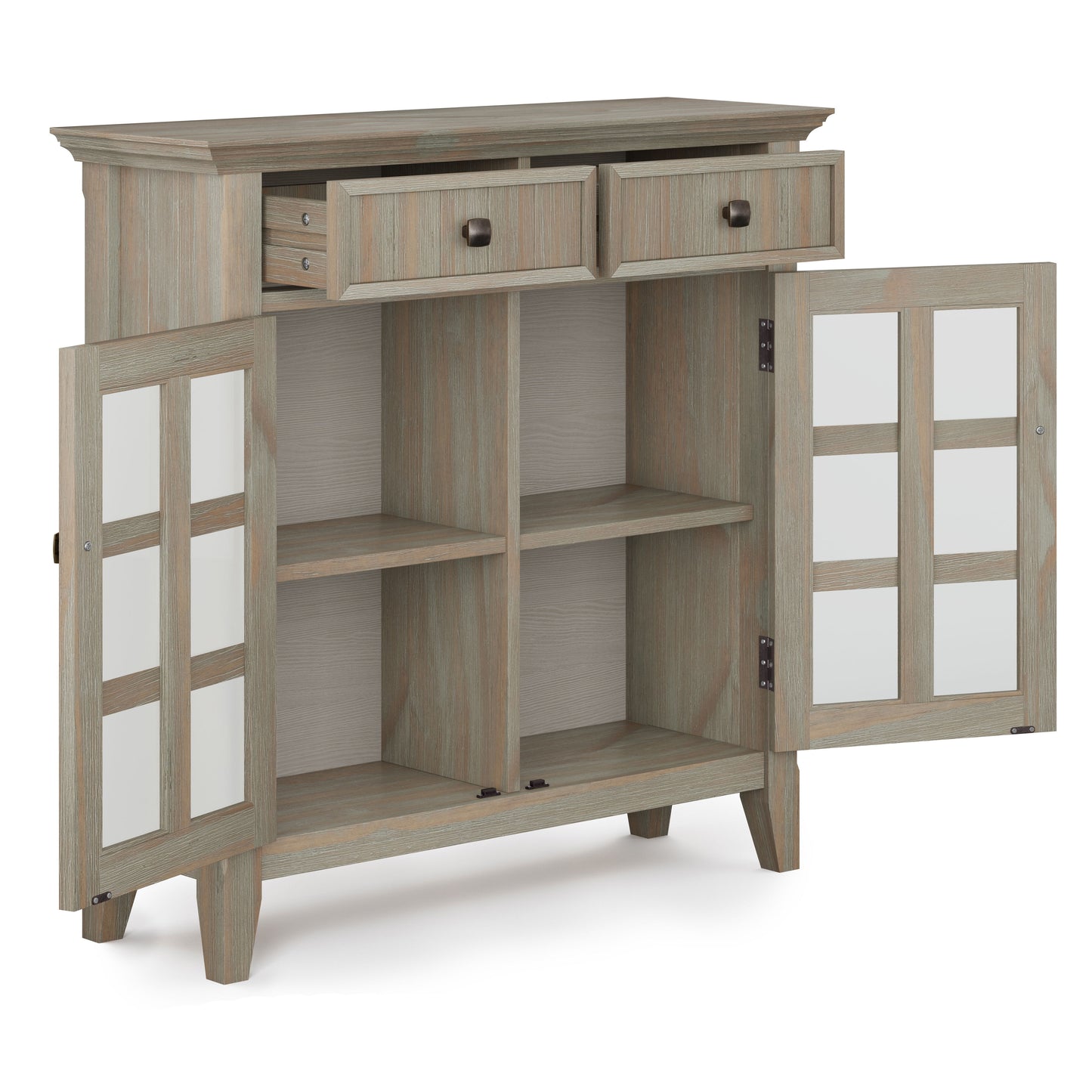 Acadian - Handcrafted Entryway Storage Cabinet