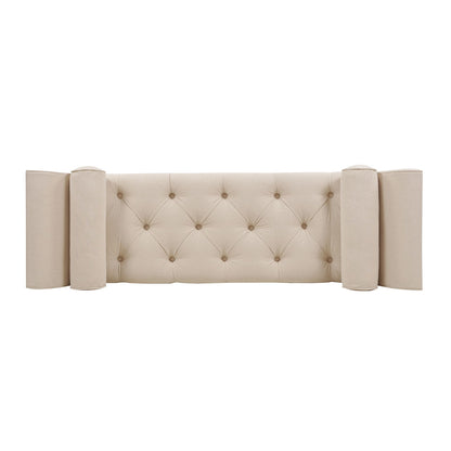 Alma - Tufted Flared Arm Entryway Bench