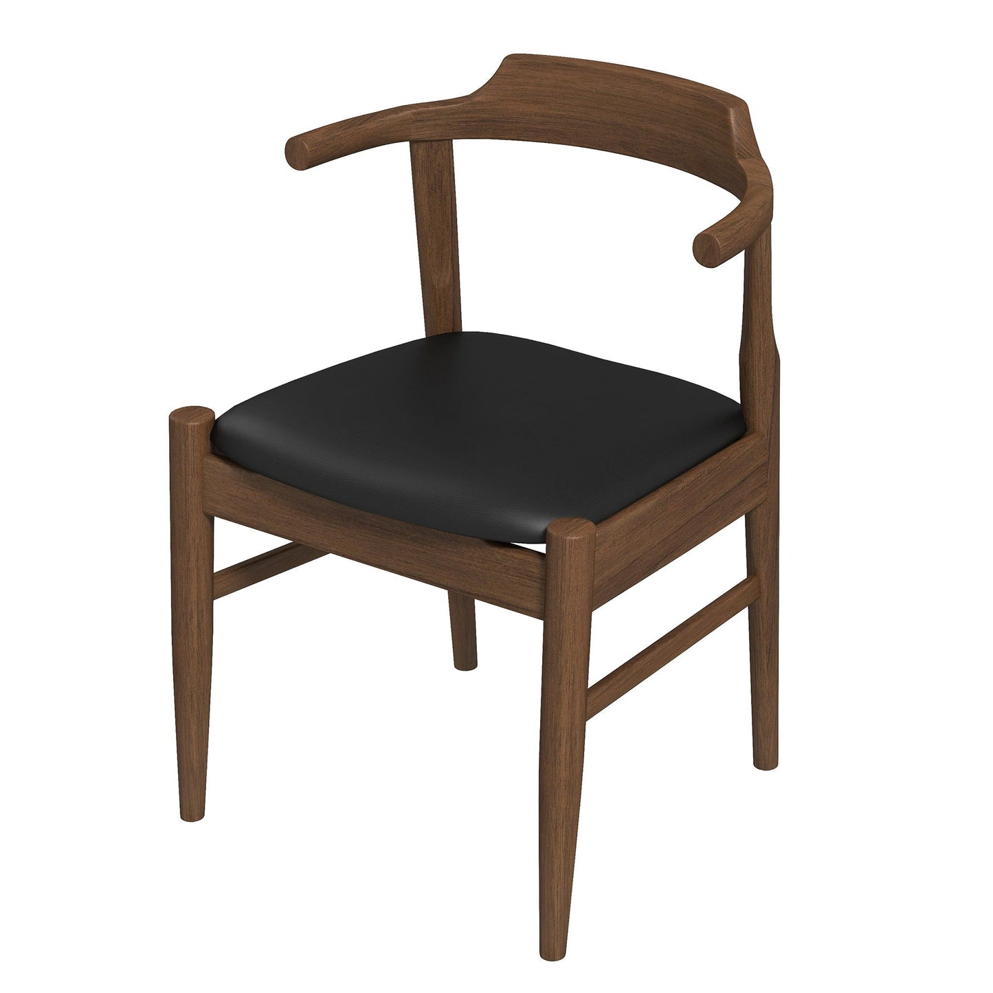 Damian - Mid-Century Solid Wood Dining Chair