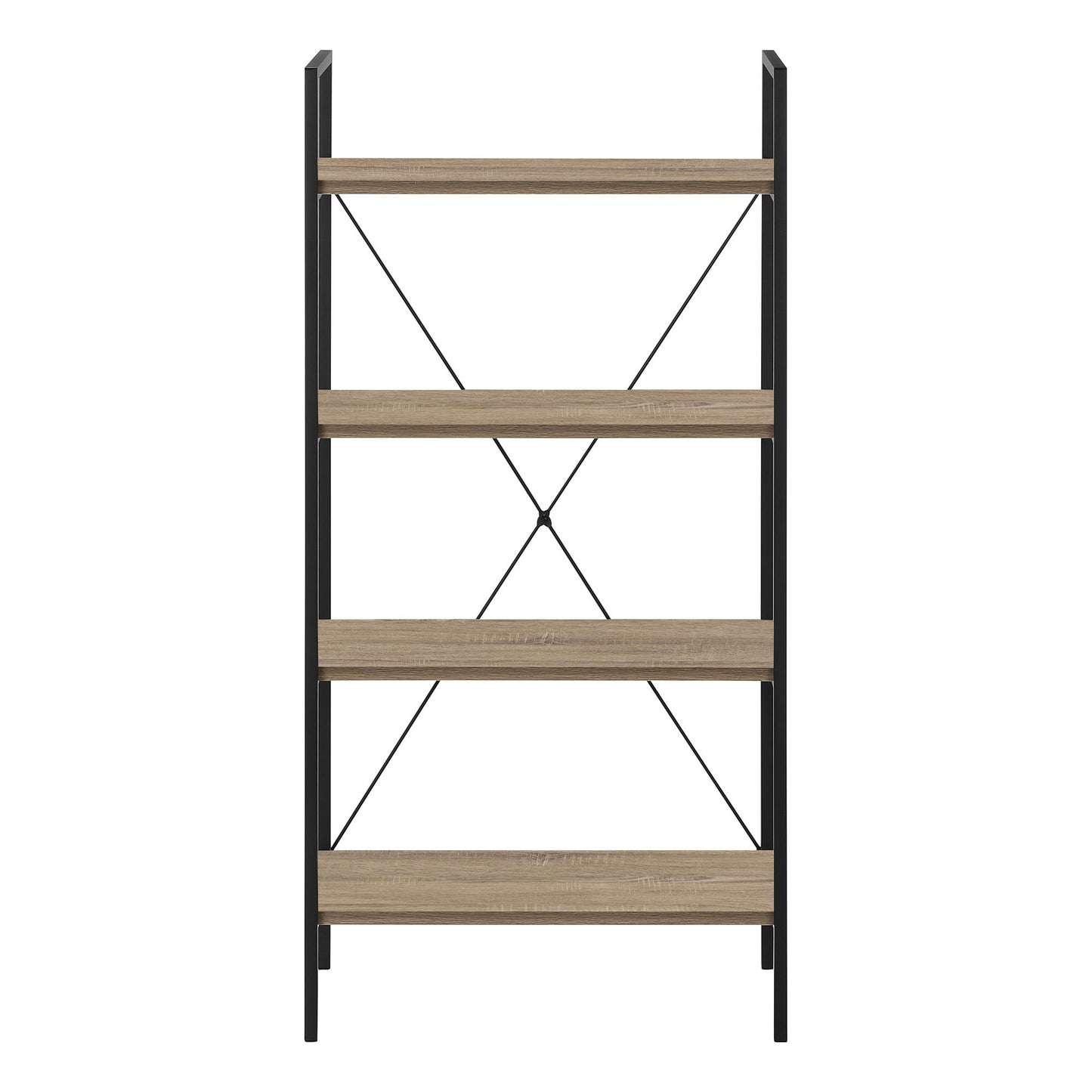 Bookshelf, Bookcase, 4 Tier, Office, Bedroom, Contemporary, Modern