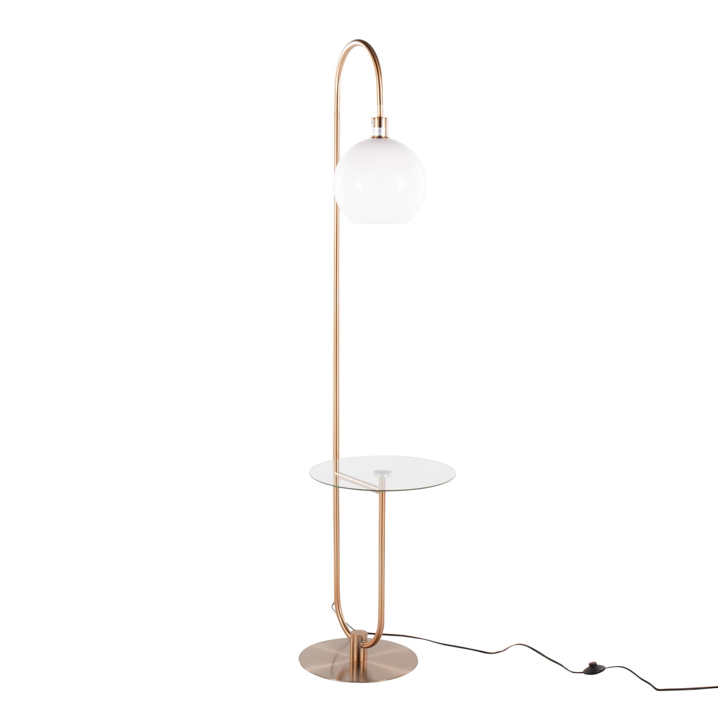 Trombone - Contemporary / Glam Floor Lamp