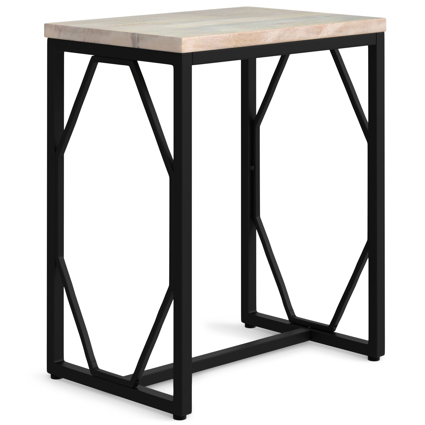 Selma - Handcrafted Metal And Wood Accent Table