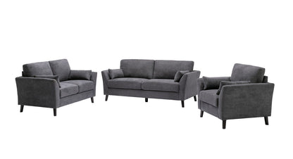 Damian - Woven Fabric Sofa Set