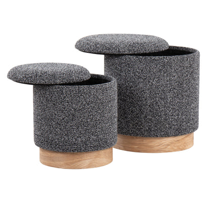 Marla - Contemporary, Nesting Ottoman Set