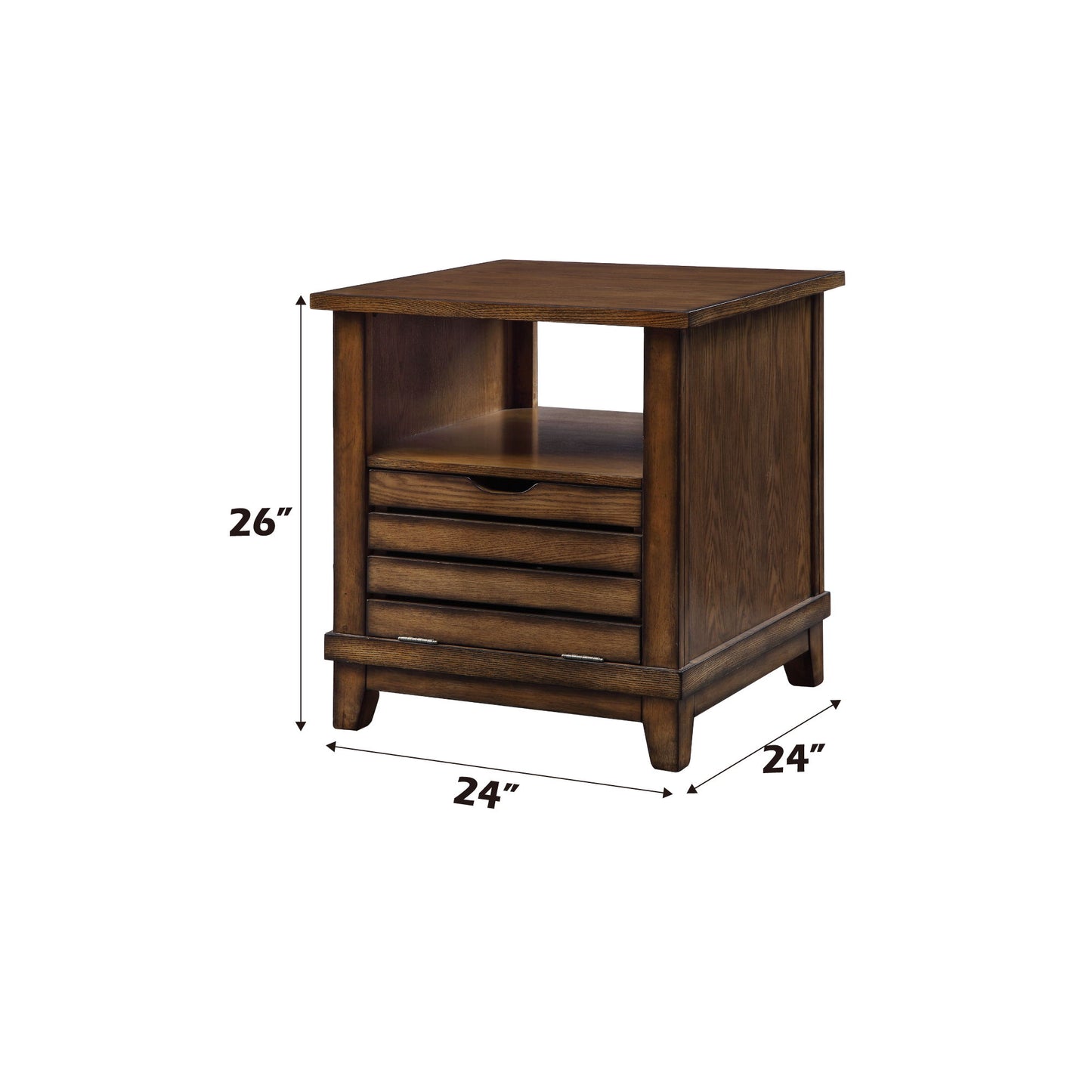 Gabriella - End Table - Oak