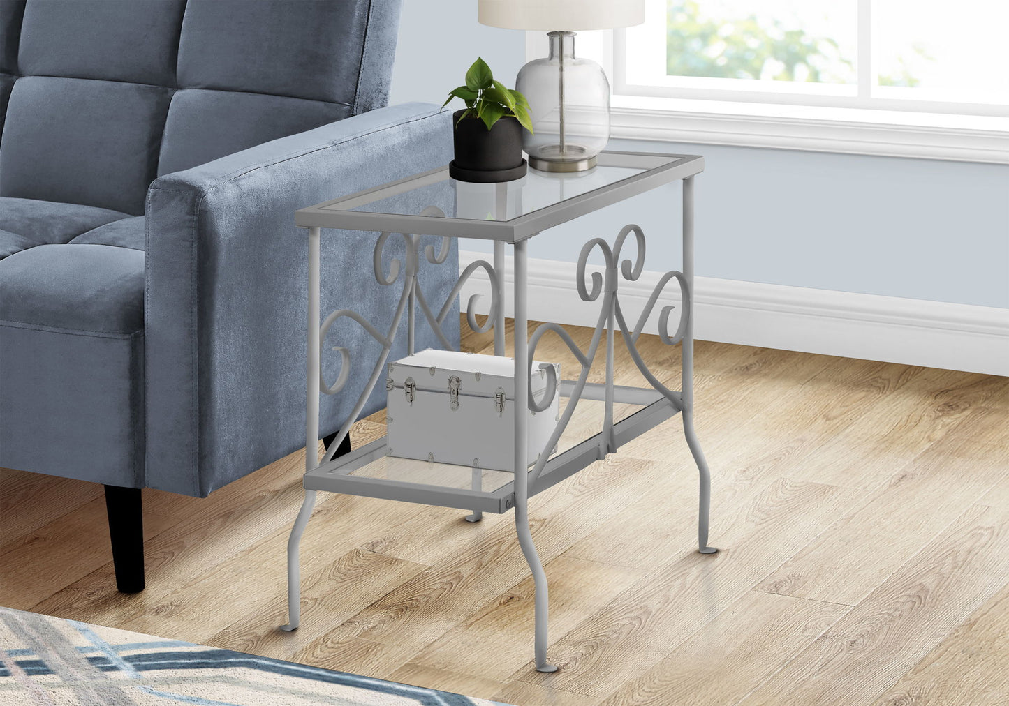 Elegant Design Accent Table, Side Traditional