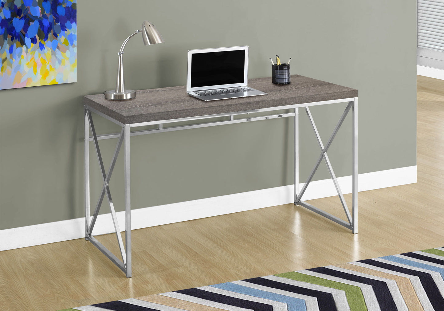 Computer Desk For Home Office, Laptop, Glossy Contemporary & Modern