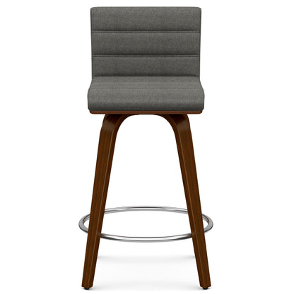 Roland - Upholstered Swivel Counter Height Stool