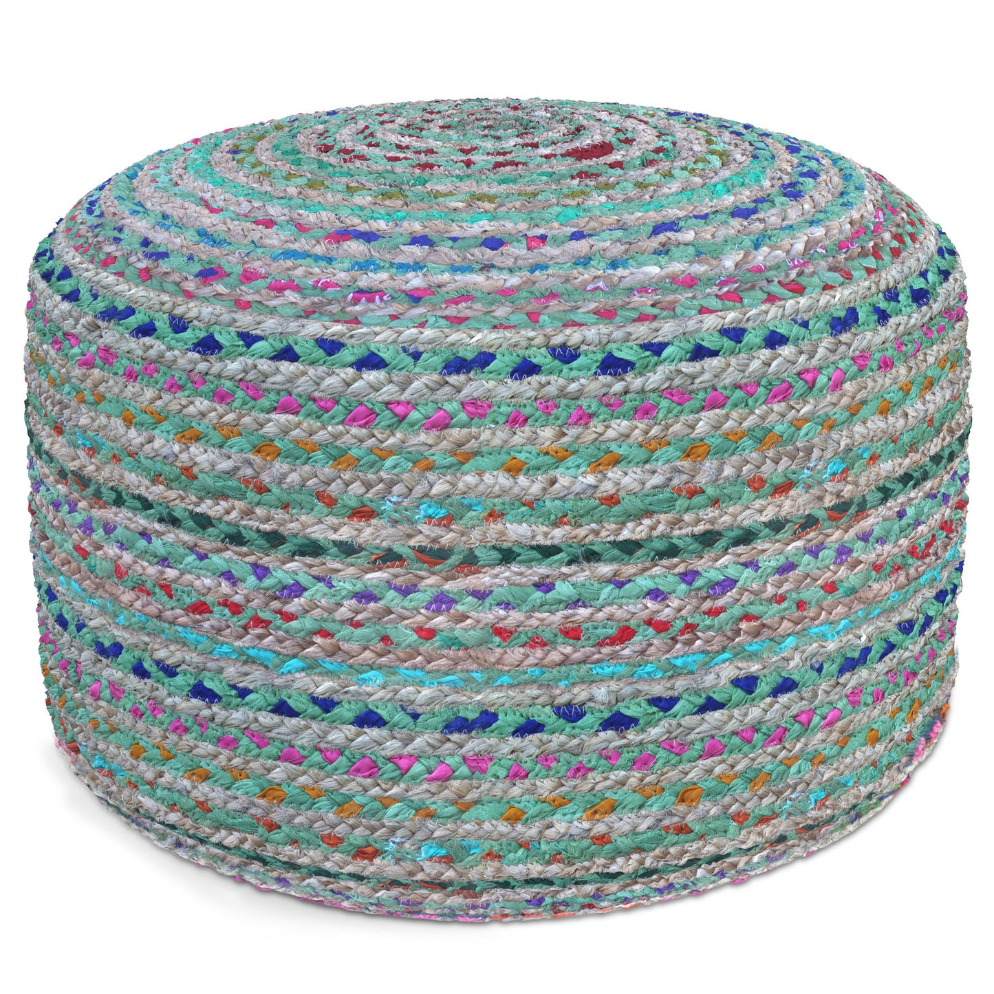 Margo - Handcrafted Round Pouf