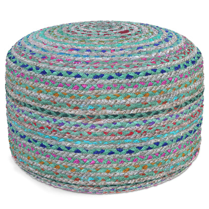 Margo - Handcrafted Round Pouf