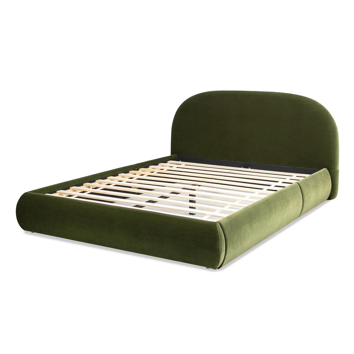 Archie Puffy Grounded - Upholstered Platform Bed