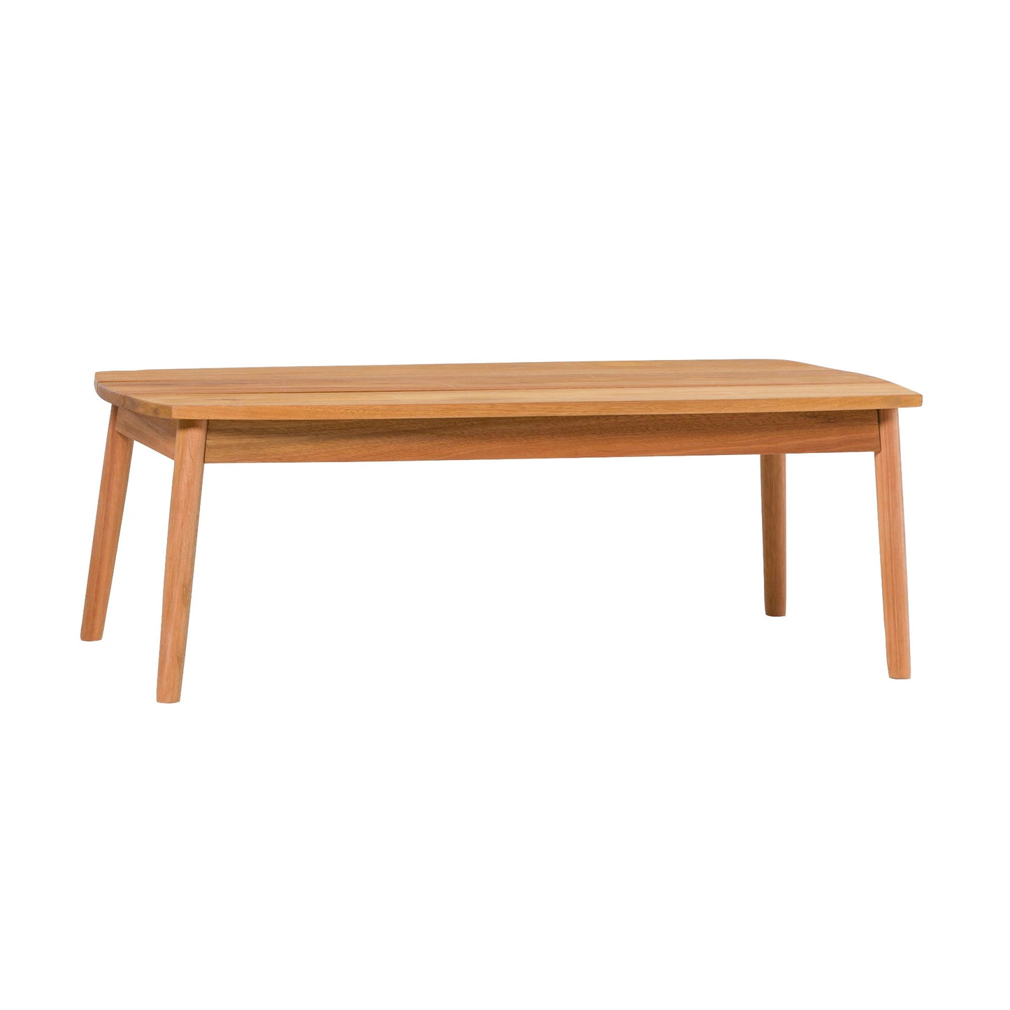 Contemporary Eucalyptus Wood Patio Coffee Table - Natural