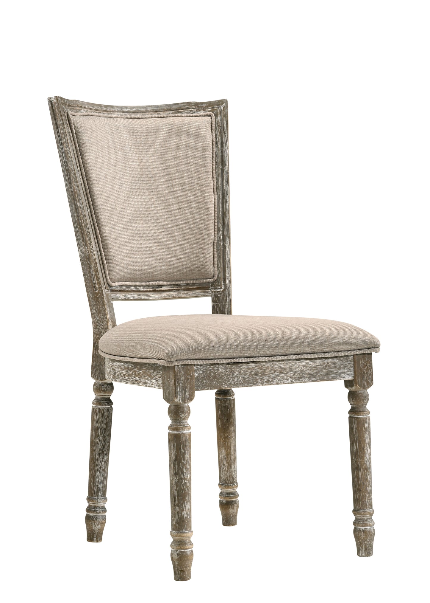 Gabrian - Two Tone, Reclaimed Side Chair (Set of 2) - Beige / Gray