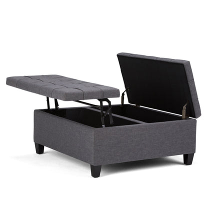 Harrison - Upholstered Coffee Table Storage Ottoman