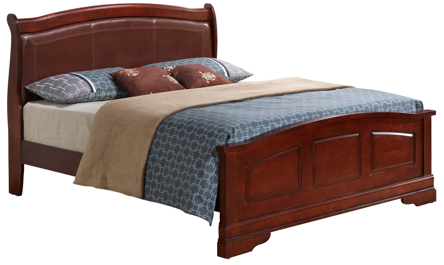 Panel Sleigh Bed Elegantly Crafted