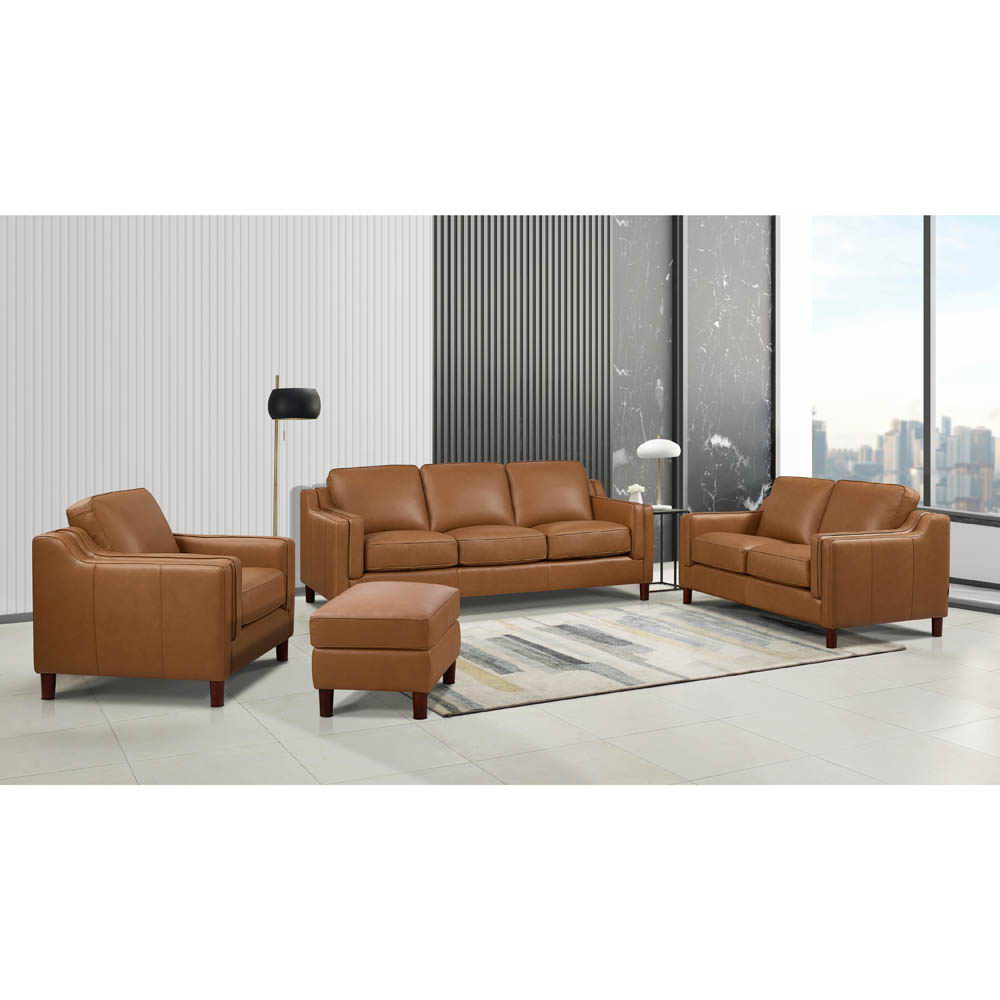 Bella - Top Grain Leather Loveseat