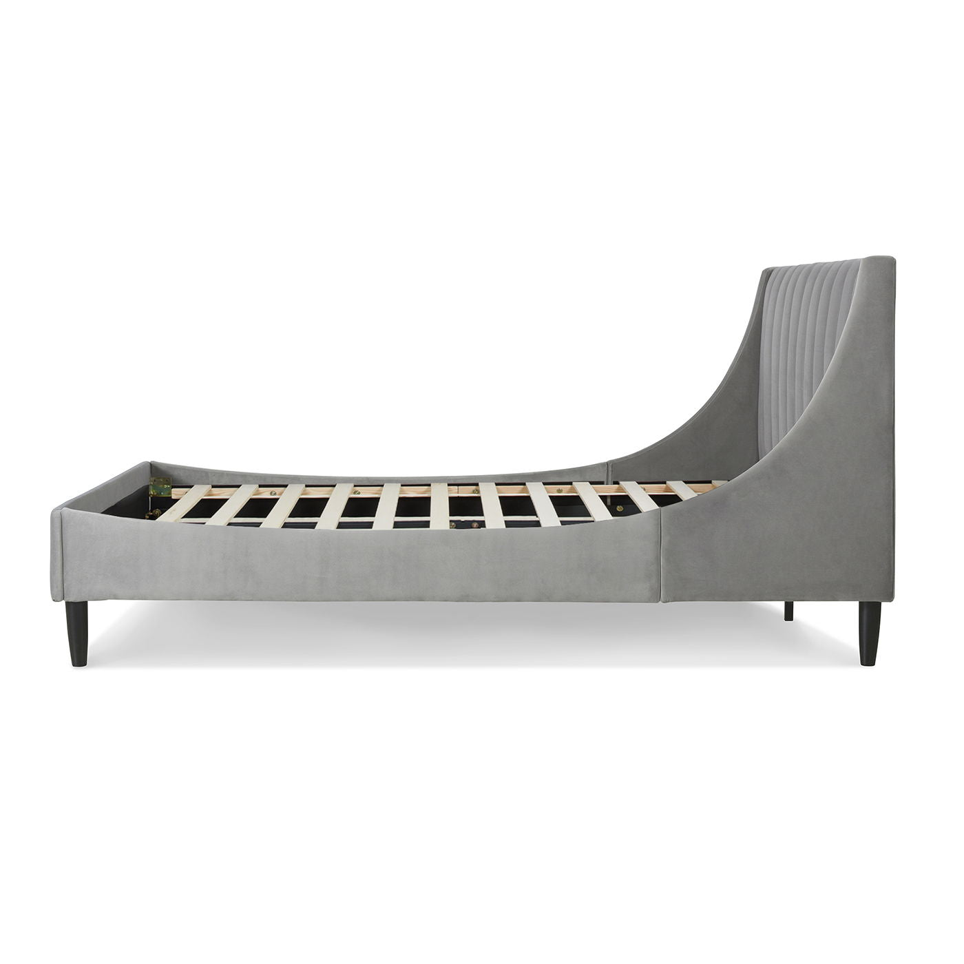 Aspen - Vertical Tufted Modern Headboard Platform Bed Set