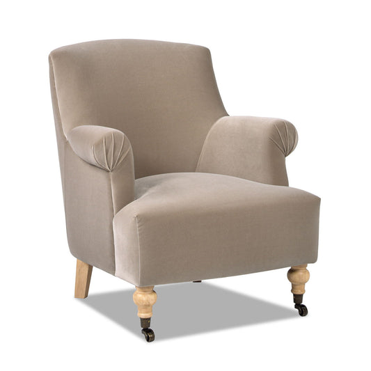 Eloise - Design Pleated Sock Arm Accent Armchair