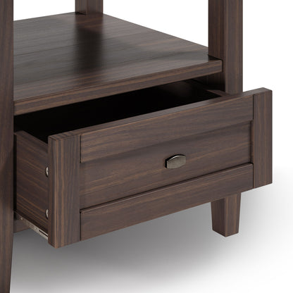 Warm Shaker - End Table - Warm Walnut Brown